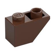Brick Sloped Inverted 45° 2 x 1 (Brown)