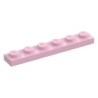 Plate 1 x 6 (Pink)