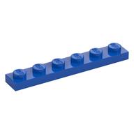 Plate 1 x 6 (Blue)