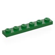 Plate 1 x 6 (Green)