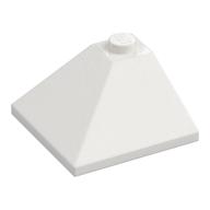 Brick Sloped 33° 3 x 3 Double Convex (White)