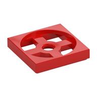 Turntable 2 x 2 Plate, Base (Red)