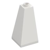 Brick Sloped 75° 2 x 2 x 3 Double Convex (White)