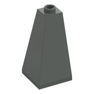 Brick Sloped 75° 2 x 2 x 3 Double Convex (Dark Gray)