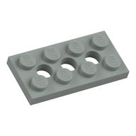 Technic Plate 2 x 4 [3 Holes] (Light Gray)