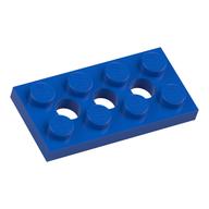 Technic Plate 2 x 4 [3 Holes] (Blue)