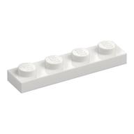Plate 1 x 4 (White)