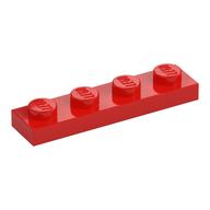 Plate 1 x 4 (Red)