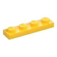 Plate 1 x 4 (Yellow)