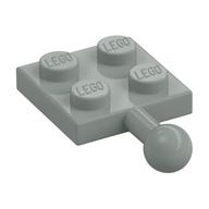 Plate Special 2 x 2 with Towball (Light Gray)