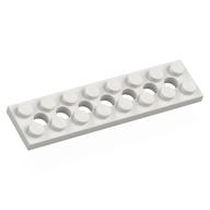 Technic Plate 2 x 8 [7 Holes] (White)