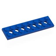 Technic Plate 2 x 8 [7 Holes] (Blue)