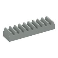 Technic Gear Rack 1 x 4 (Light Gray)