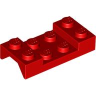 Wheel Arch, Mudguard 2 x 4 Studded (Red)