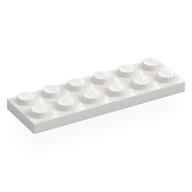 Plate 2 x 6 (White)