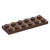 Plate 2 x 6 (Brown)