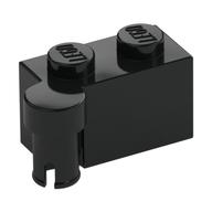Hinge Brick 1 x 4 [Upper] (Black)