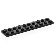 Plate 2 x 10 (Black)