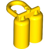 Minifig Neckwear Airtanks (Yellow)