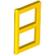 Window 1 x 2 x 3 Pane (Yellow)