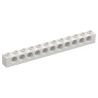 Technic Brick 1 x 12 [11 Pin Holes] (White)