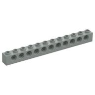 Technic Brick 1 x 12 [11 Pin Holes] (Light Gray)