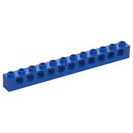 Technic Brick 1 x 12 [11 Pin Holes] (Blue)