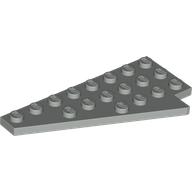 Wedge Plate 8 x 4 Wing Left (Light Gray)