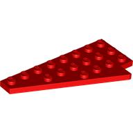 Wedge Plate 8 x 4 Wing Left (Red)