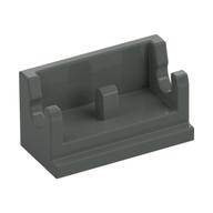 Hinge Brick 1 x 2 Base (Dark Gray)