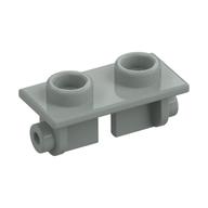 Hinge Brick 1 x 2 Top Plate Thin (Light Gray)