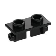Hinge Brick 1 x 2 Top Plate Thin (Black)