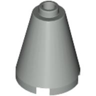 Cone 2 x 2 x 2, Open Stud (Light Gray)