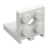 Bracket 2 x 2 - 2 x 2 (White)