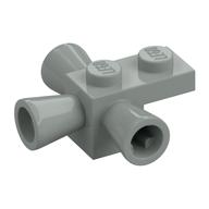 Brick Special 1 x 1 with 3 Speakers / Loudspeakers / Space Positioning Rockets (Light Gray)