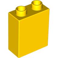 Duplo Brick 1 x 2 x 2 (Yellow)