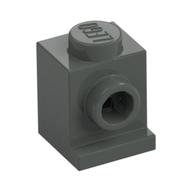 Brick Special 1 x 1 with Headlight (Dark Gray)