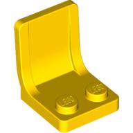 Seat / Chair 2 x 2 with Center Sprue Mark (Yellow)