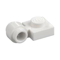 Plate Special 1 x 1 with Clip Light, Bar Hole [Thick Ring] (White)