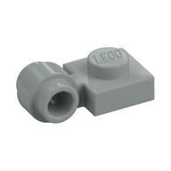 Plate Special 1 x 1 with Clip Light, Bar Hole [Thick Ring] (Light Gray)