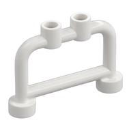 Bar 1 x 4 x 2 with Studs (White)