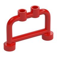 Bar 1 x 4 x 2 with Studs (Red)