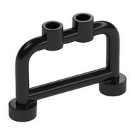 Bar 1 x 4 x 2 with Studs (Black)