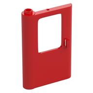 Door 1 x 4 x 5 Train Left (Red)