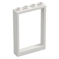 Window 1 x 4 x 5 with Hollow Studs (White)
