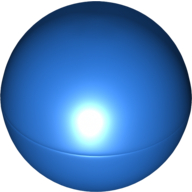 Ball, Hard Plastic, 51mm (approx. 6 studs diameter) (Blue)