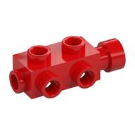 Brick Special 1 x 2 x 2/3 with Studs on Sides (Red)