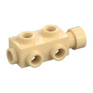 Brick Special 1 x 2 x 2/3 with Studs on Sides (Tan)