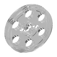 Technic Wedge Belt Wheel [aka Pulley] (Trans-Clear)