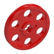Technic Wedge Belt Wheel [aka Pulley] (Red)